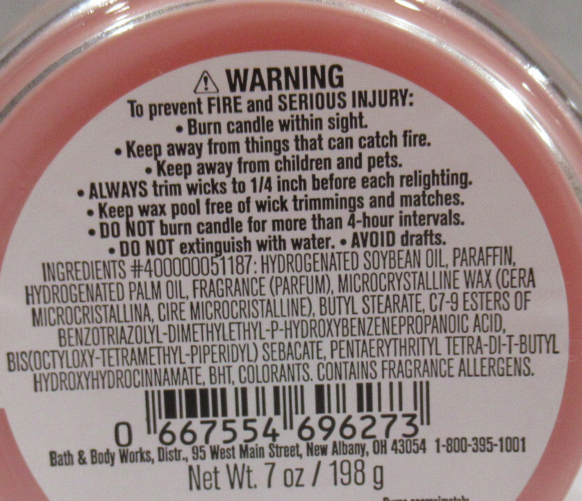 Bath & Body Works Scented Mason Jar Candle 1-wick 25-45 hrs PINK LILAC & VANILLA