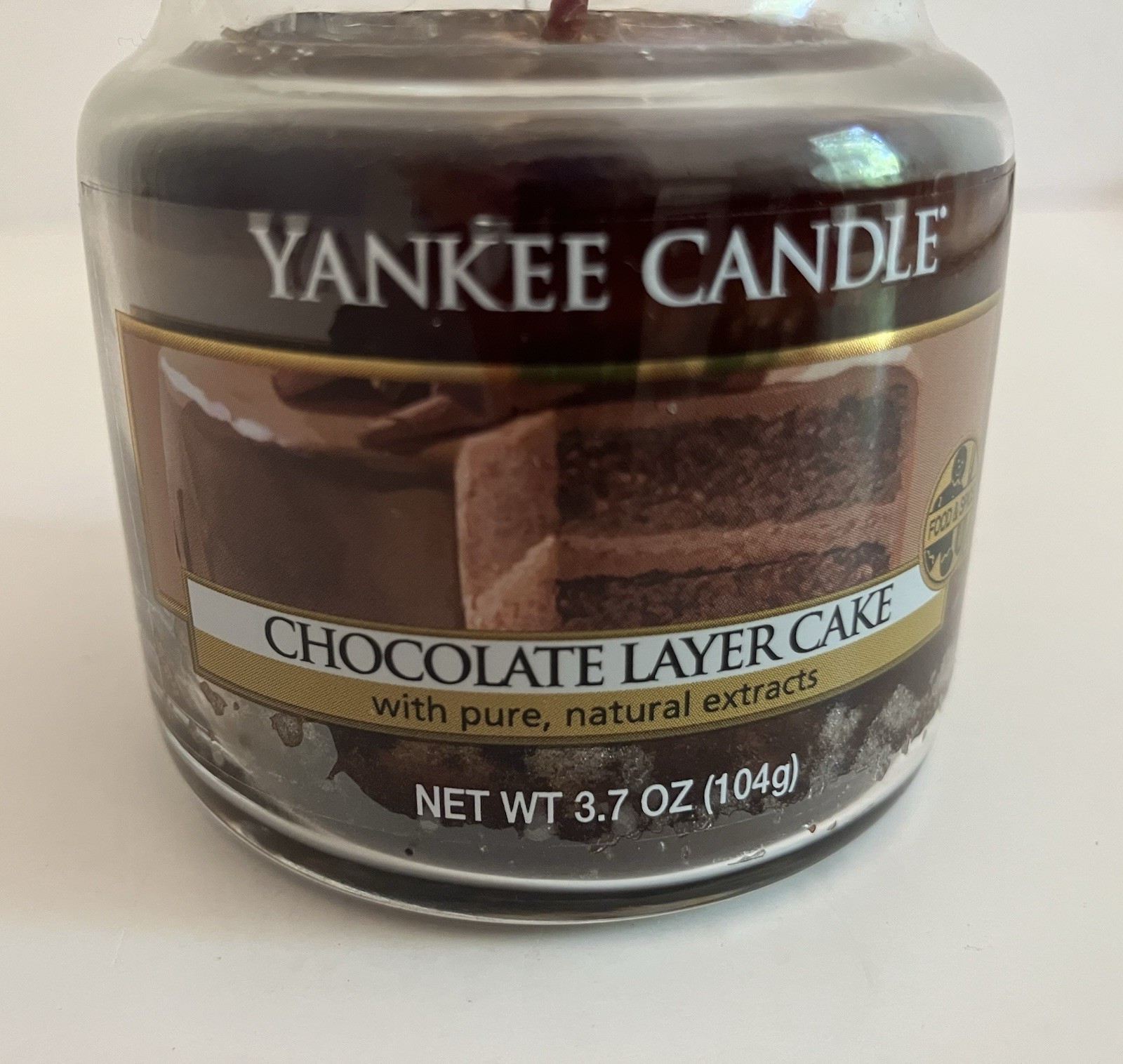 Yankee Candle Chocolate Layer Cake 3.7 Oz Small Jar New