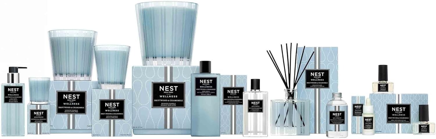 Nest New York Wellness Driftwood & Chamomile Classic Candle 8.1oz New Boxed Gift
