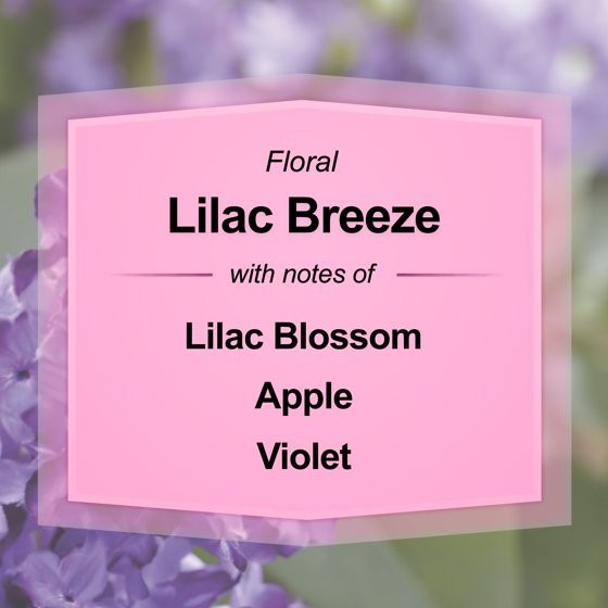 Mainstays Lilac Breeze scented single-Wick Large Glass Jar Candle 20 oz…