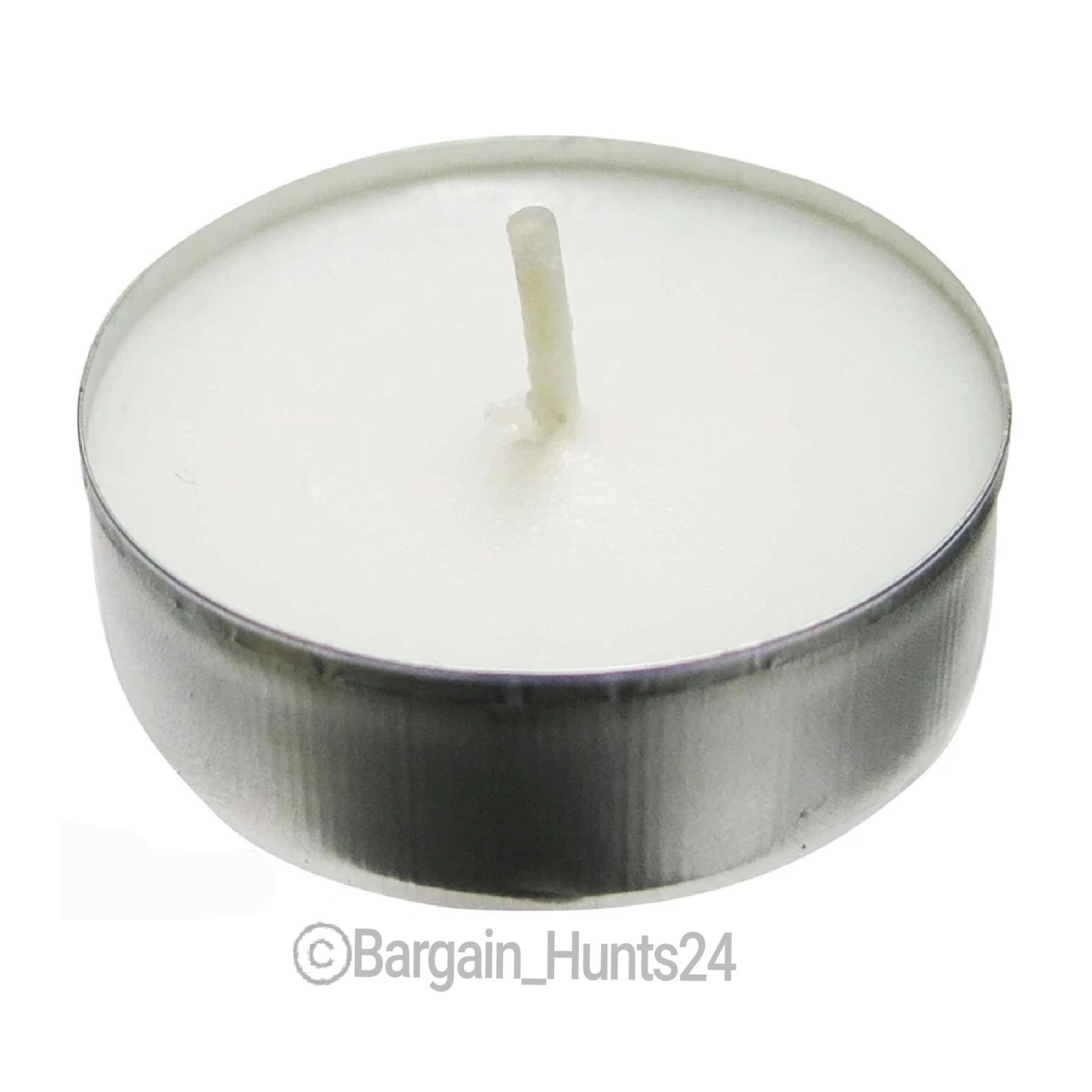 50 Ct Unscented Tealight Candles 2.5 Hour Burn Time White Dripless Long Lasting