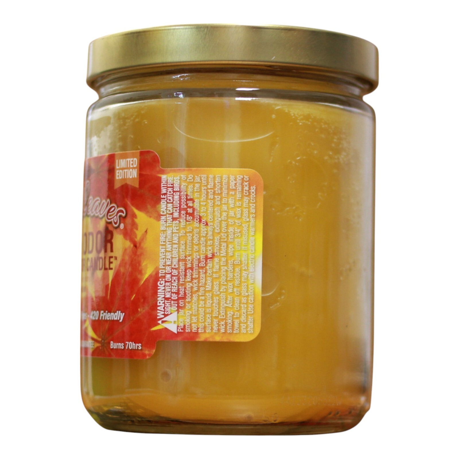 Smoke Odor Exterminator Falln Leaves Long Burn Air Freshener Jar Candle – 13 Oz