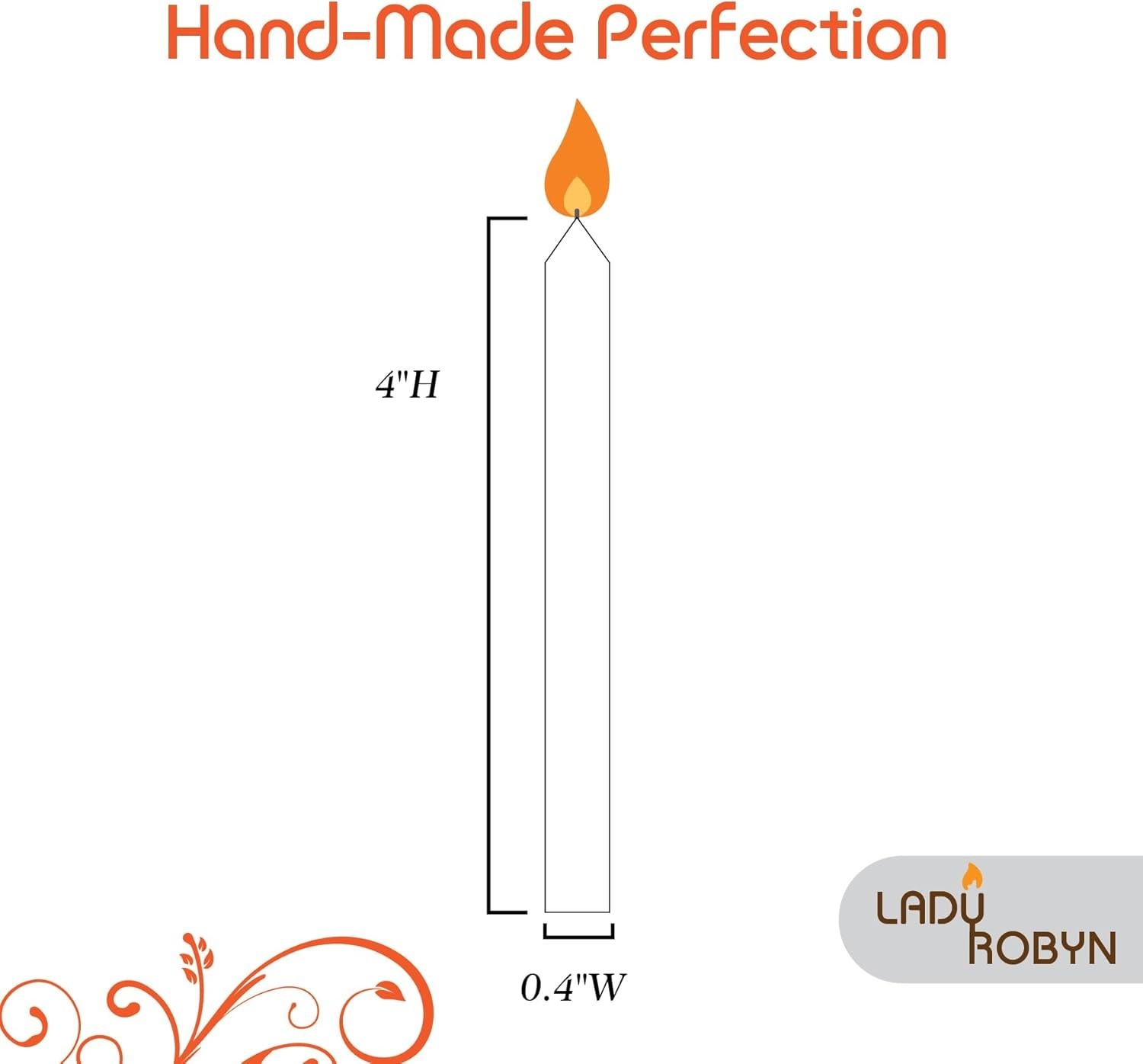 Box of 12 White Candles | 4 inches Tall & 3/4 inch Diameter | Witchcraft Supp…