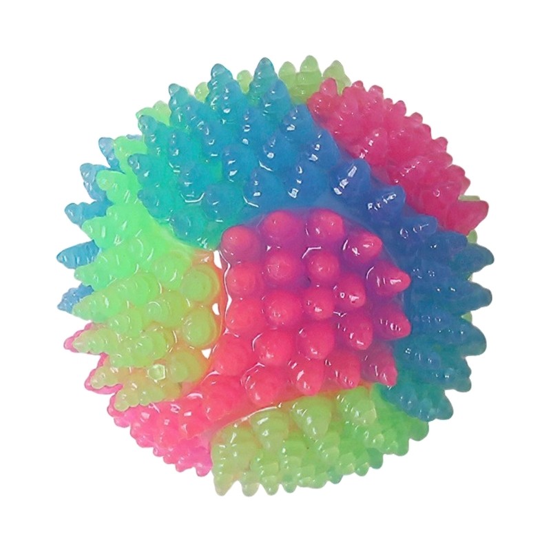Colorful Pet Ball With Flashing Light For Indoor Outdoor Night time Activity
