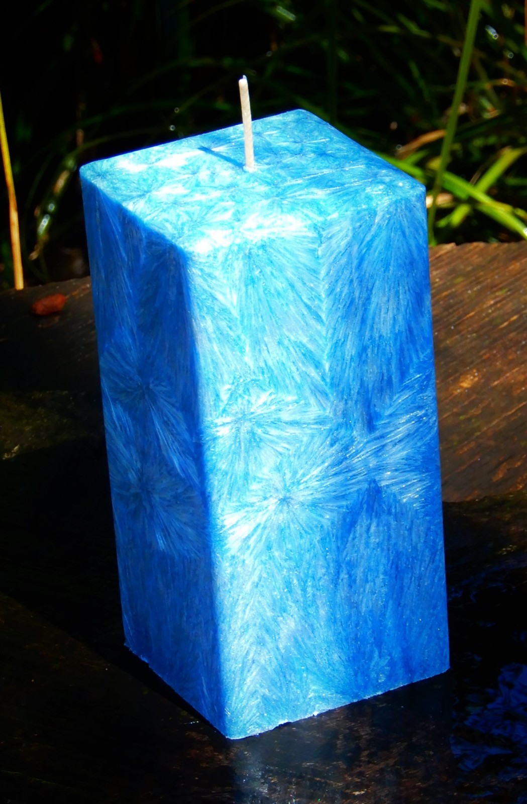 Citronella 1.2kg Square Crystalized Candle Pure Essential Oils Handmade in QLD
