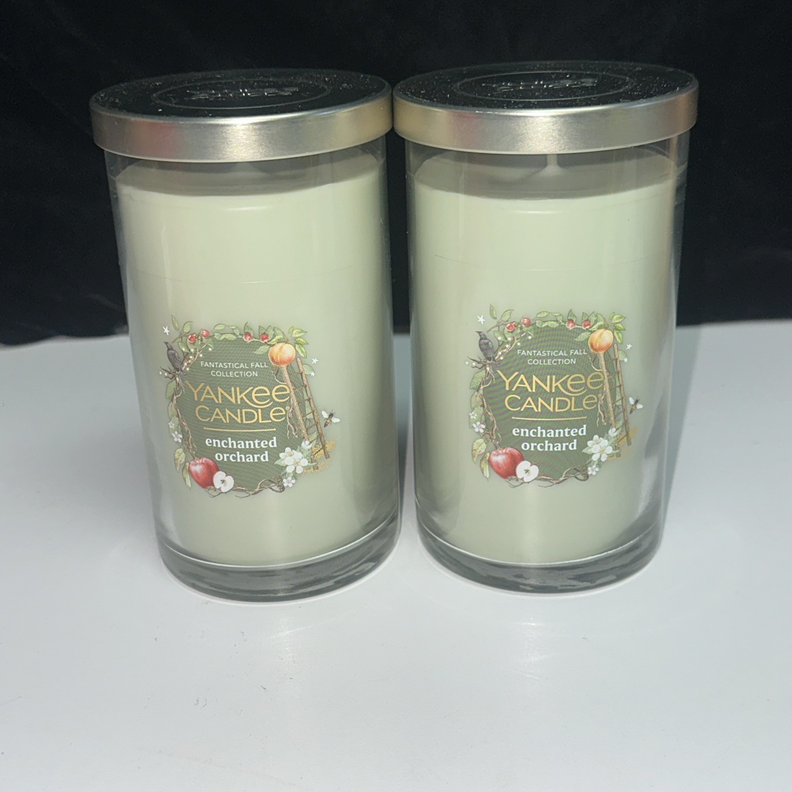 LOT OF 2-NEW-Yankee Candle ENCHANTED ORCHARD Large 14.25oz FREE SHIPPING