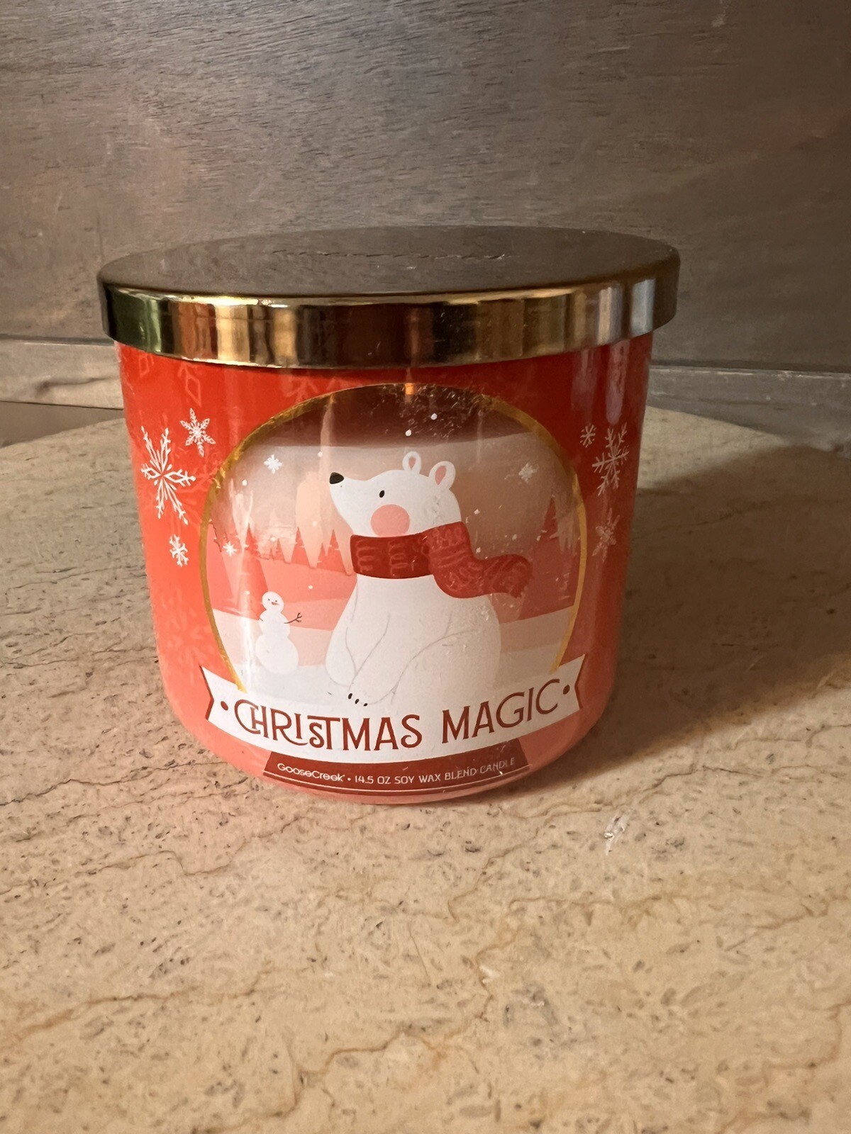 Goose Creek Christmas Magic 3-Wick Candle 14.5 ounce Brand New Size Large