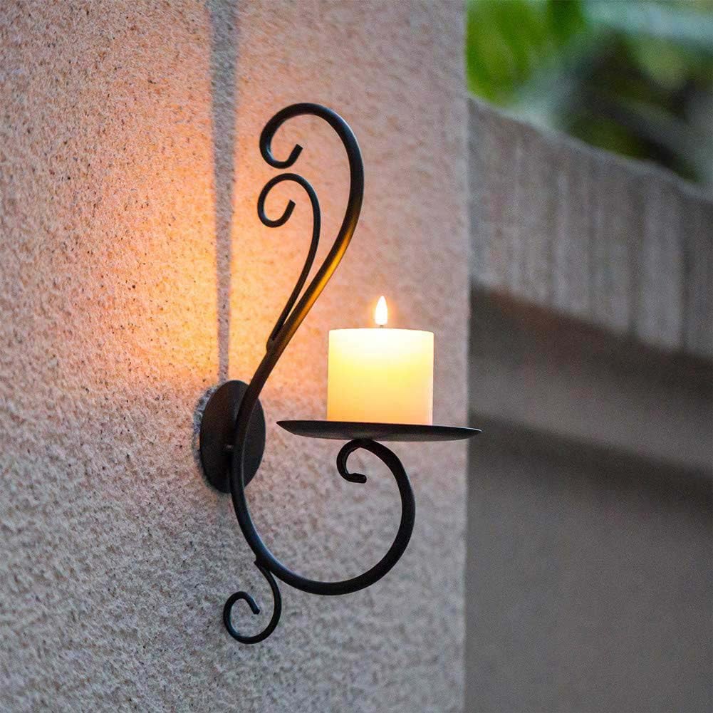 Flameless Candles Set 3×3 Inch Flickering LED Real Wax Timers 3 PCS