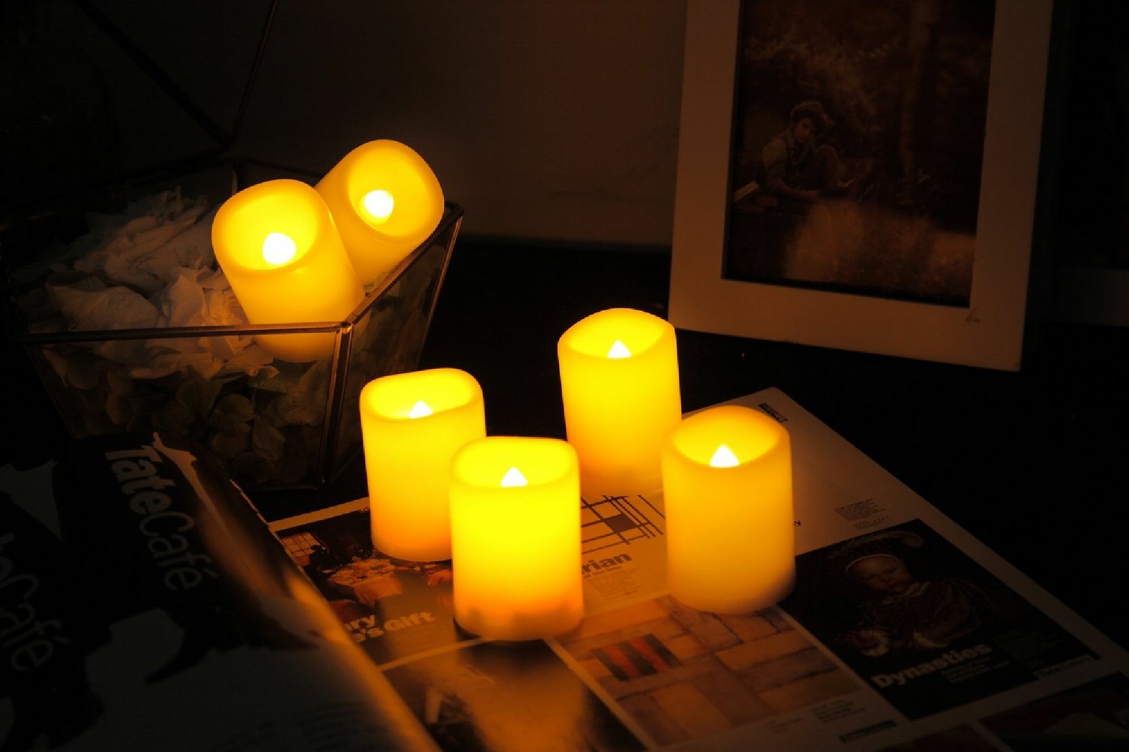 Candle Choice 6 PCS Premium Flameless Candles with Timer, LED Votive, Batte
