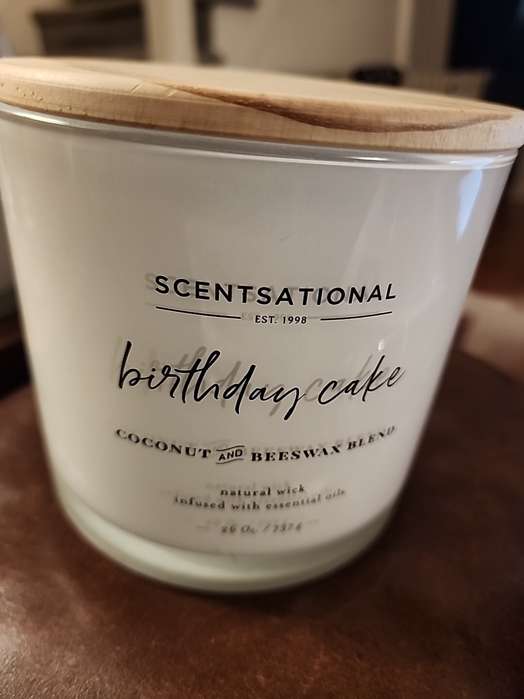 Scentsational BIRTHDAY CAKE 3-Wick Scented Candle JUMBO SIZE 26 oz NEW!
