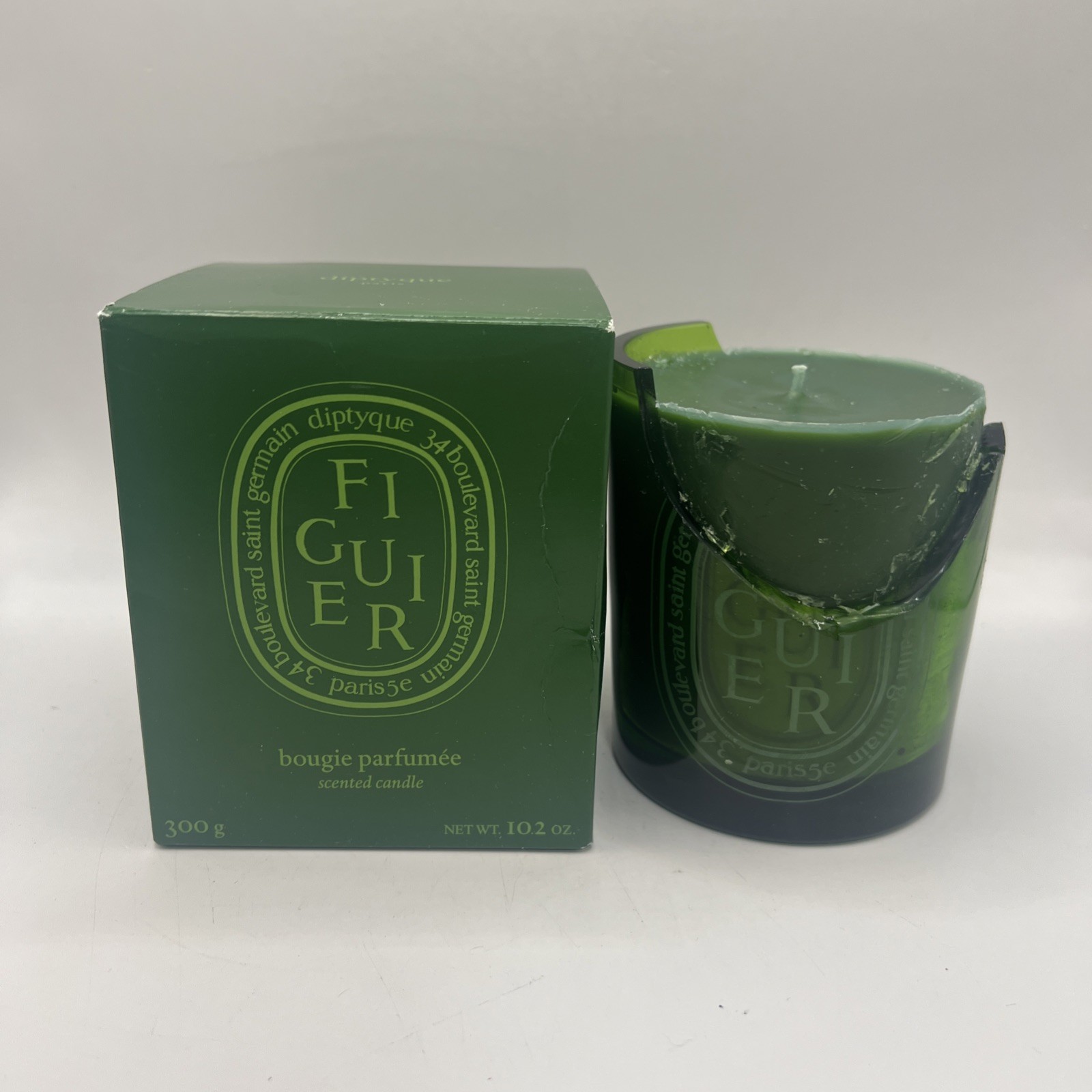 Diptyque Figuier Candle 10.2oz New In Box Broken