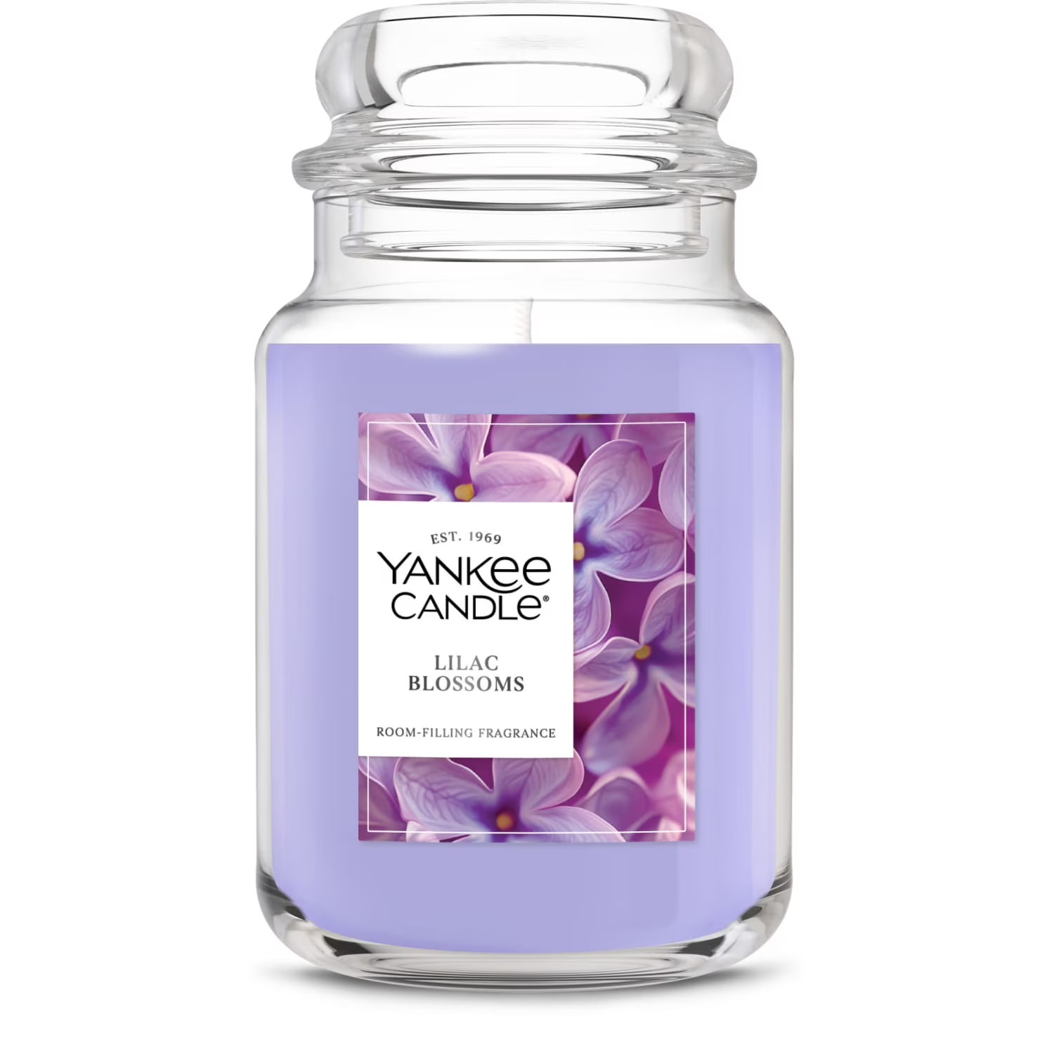 Yankee Candle Lilac Blossoms Original Large Jar Scented Candles, 22 oz