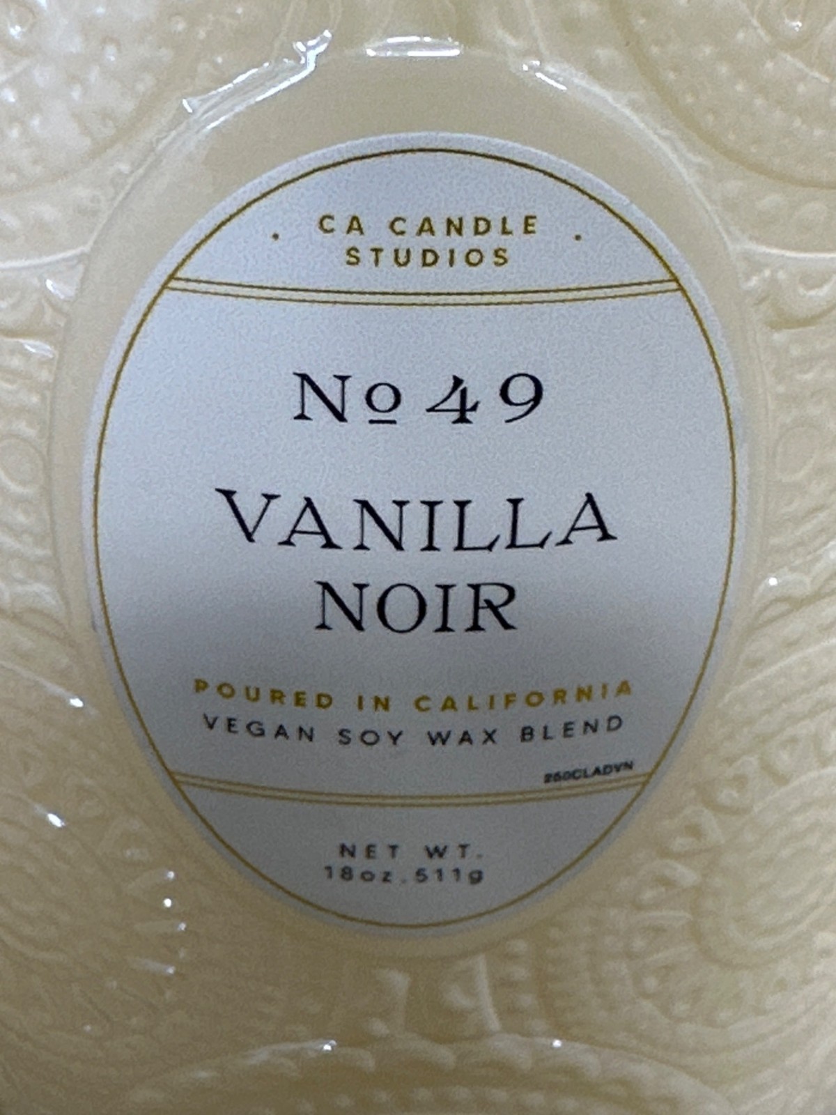 Leoben Company CA Candle Studios Vanilla Noir Candle 18 Oz Vegan Soy Wax Blend