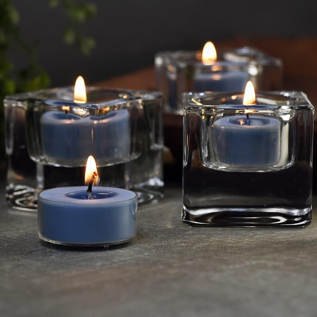 Romantic Ocean Breeze Scented Candles – 4 Hour Burn, Set of 12 for Home Décor