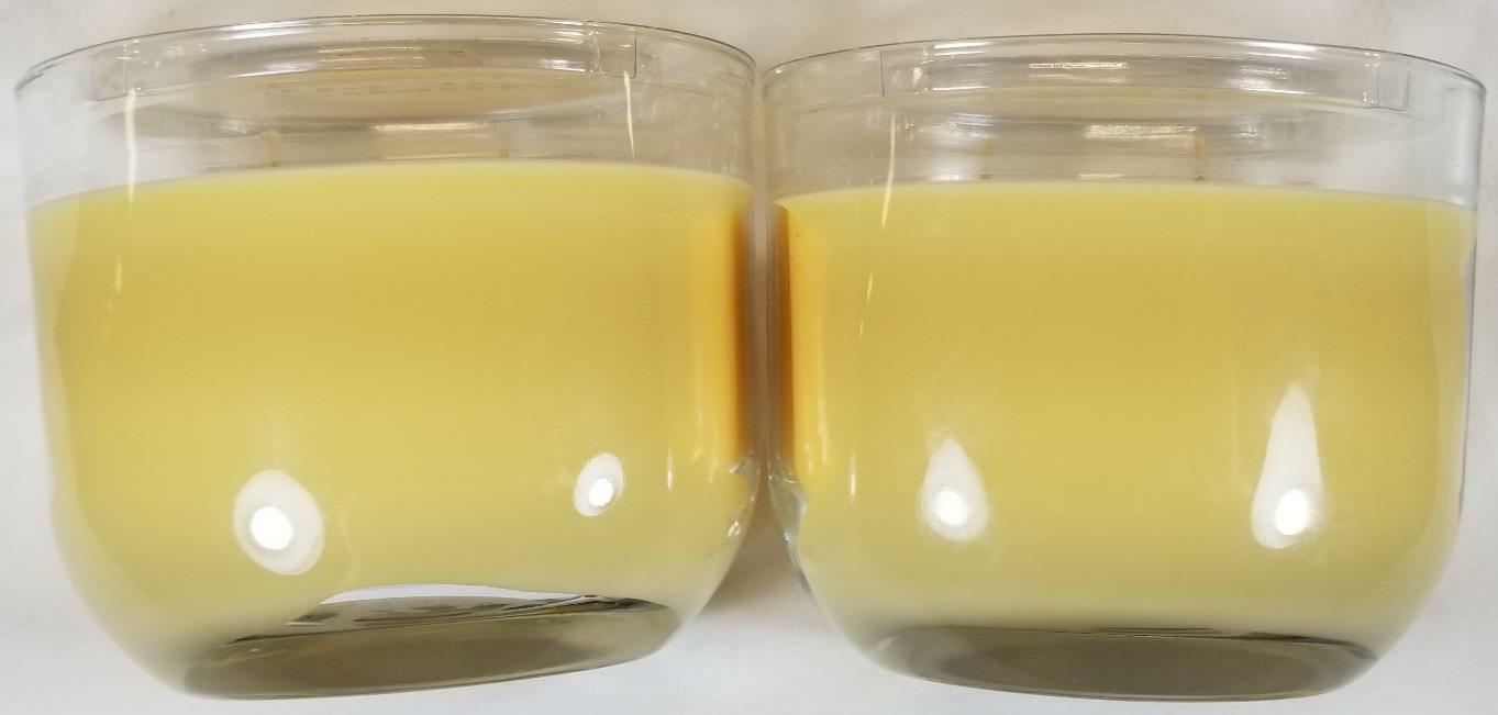 Febreze Candle CUCUMBER LEMONADE Scented Oval 2-wick Jars 12 oz Lot of 2