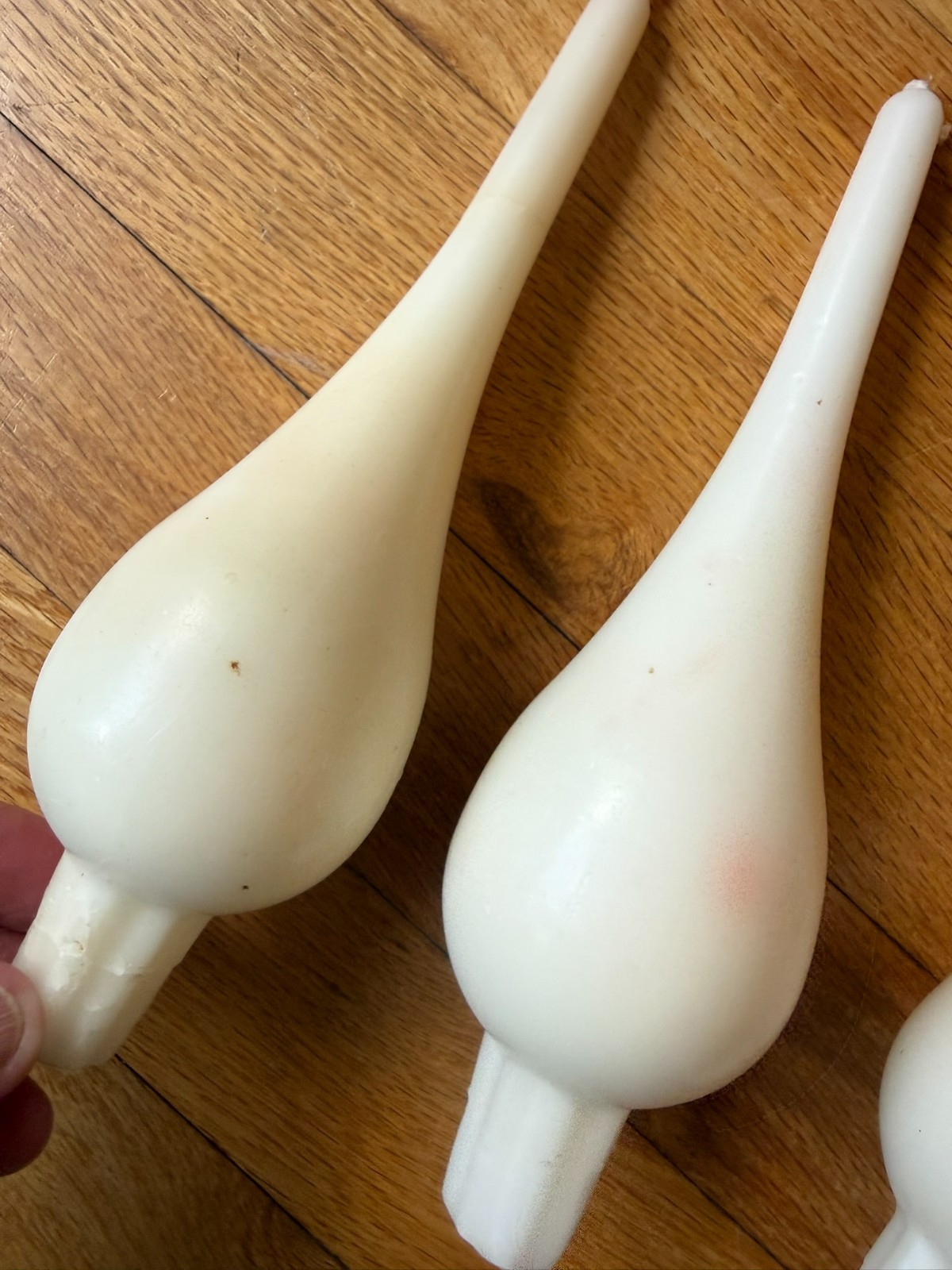 4 SWEDISH TEARDROP CANDLES – Large Size – 7.25 Inches – Scandinavian