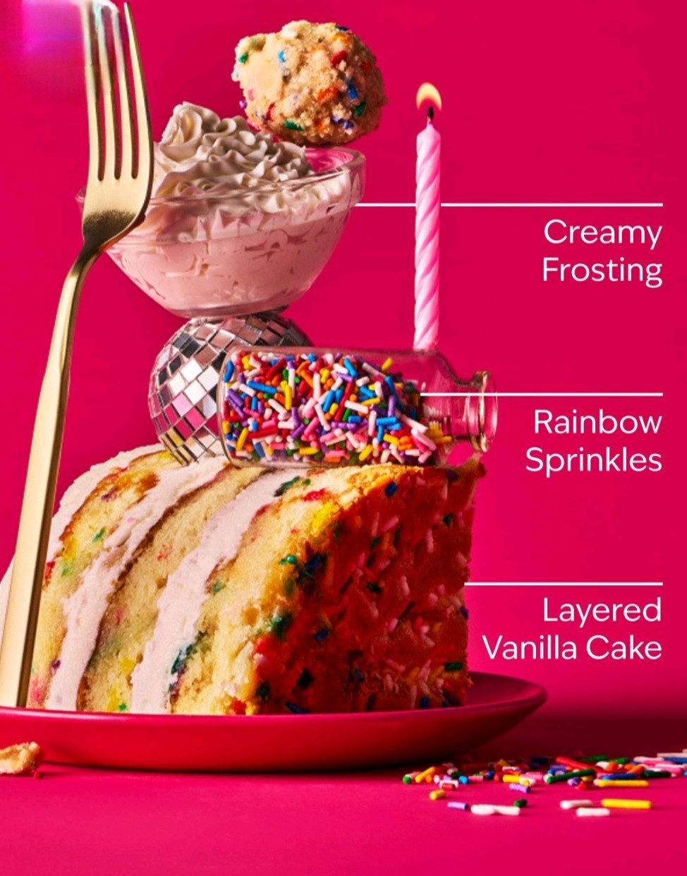 NEW🥛🍰MILK BAR 🎉🎂BIRTHDAY CAKE~3 WICK CANDLE Bath & Body Works~SHIPS FREE!