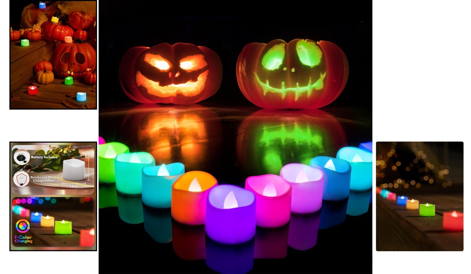 2023 Holiday Must-Have: 12 Color Changing Tea Light Candles for Every Occasion
