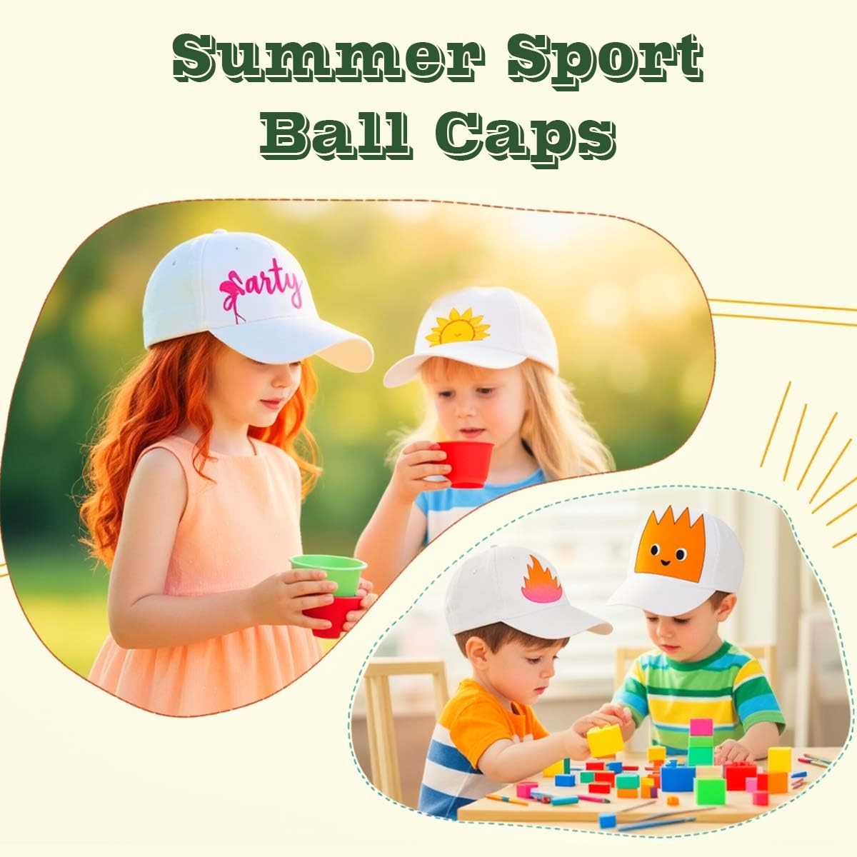 Bulk Adjustable Polyester Baseball Caps DIY Plain Hats For Party Outdoor Sports