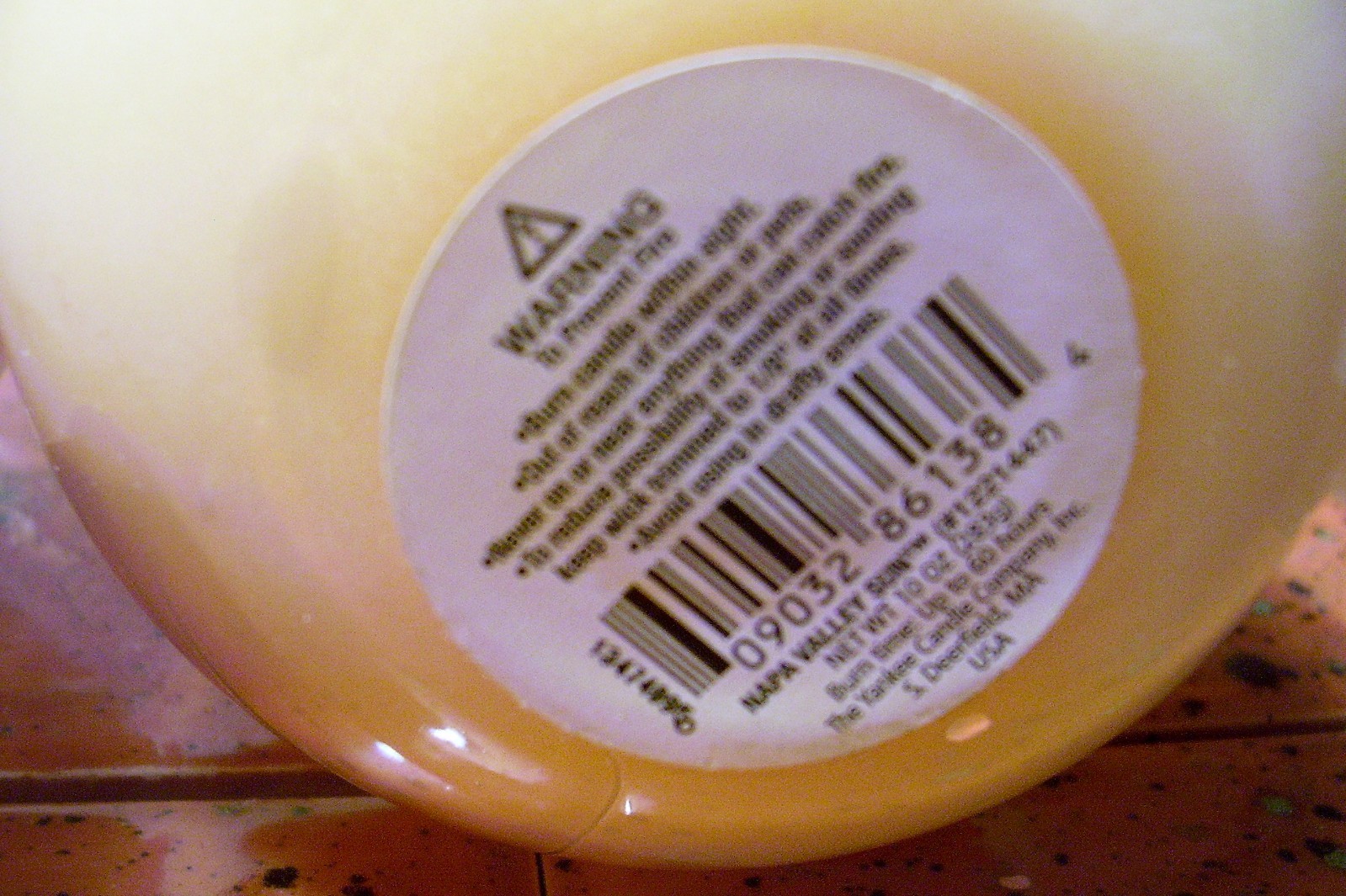 yankee candle 1-22oz JAR & 1-10oz JAR NAPA VALLEY SUN