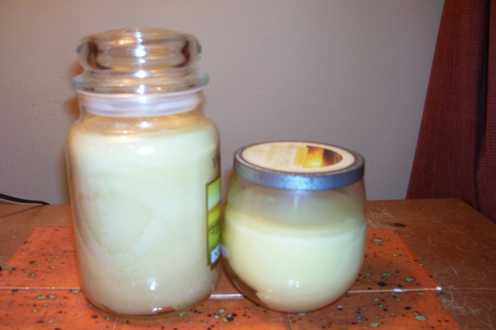 yankee candle 1-22oz JAR & 1-10oz JAR NAPA VALLEY SUN
