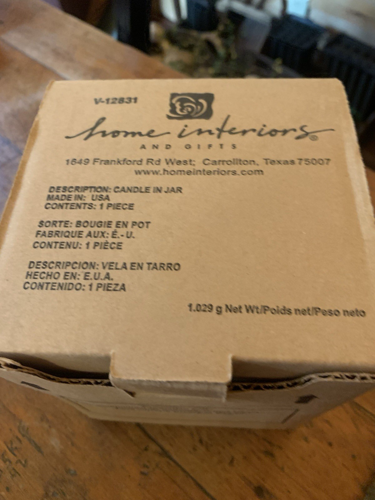Home Interiors Spiced Pumpkin 15 1/2 OZ New In Box