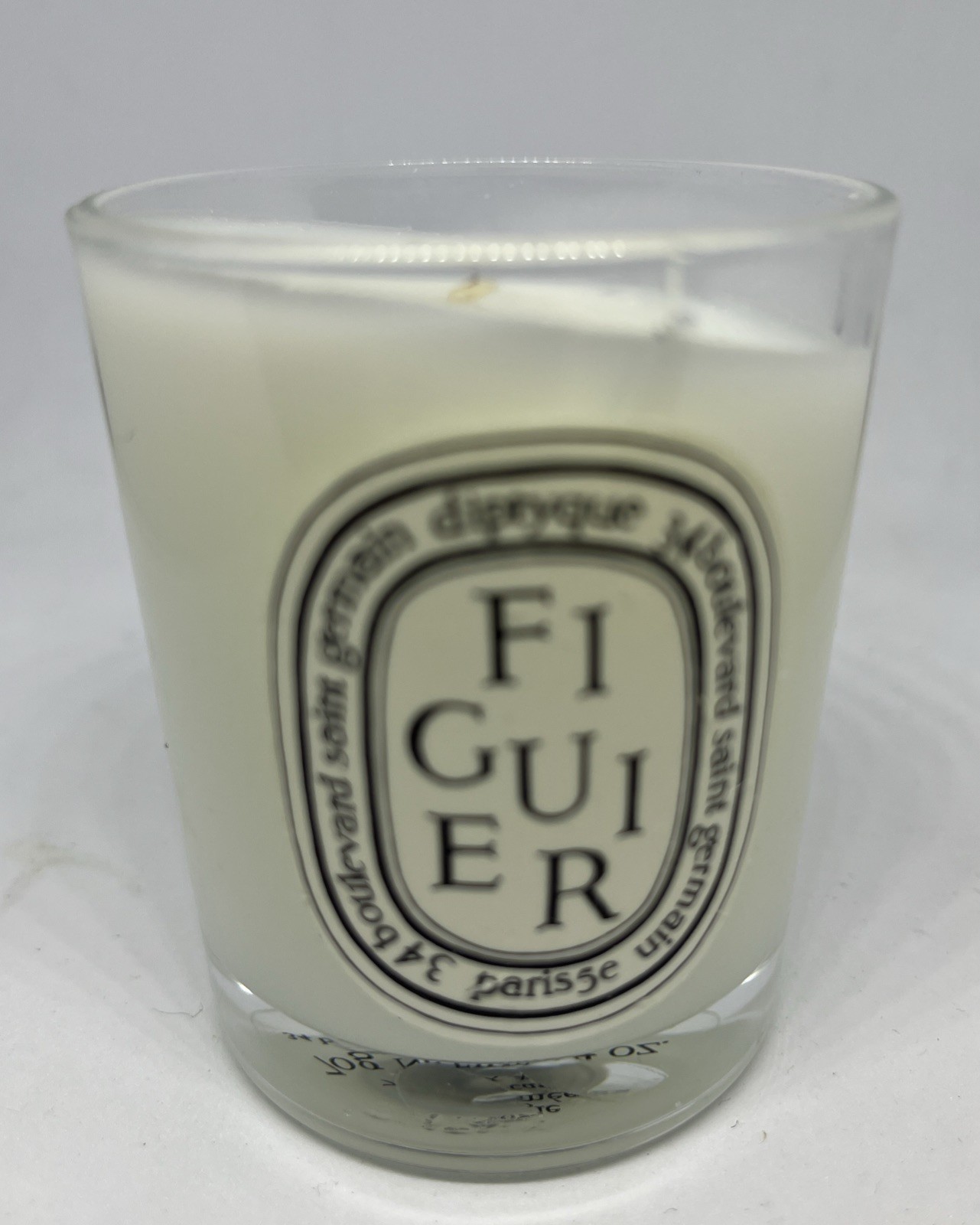 Diptyque Figuier Scented Candle 2.4oz *Melted Wax* Cracked Pot No Box