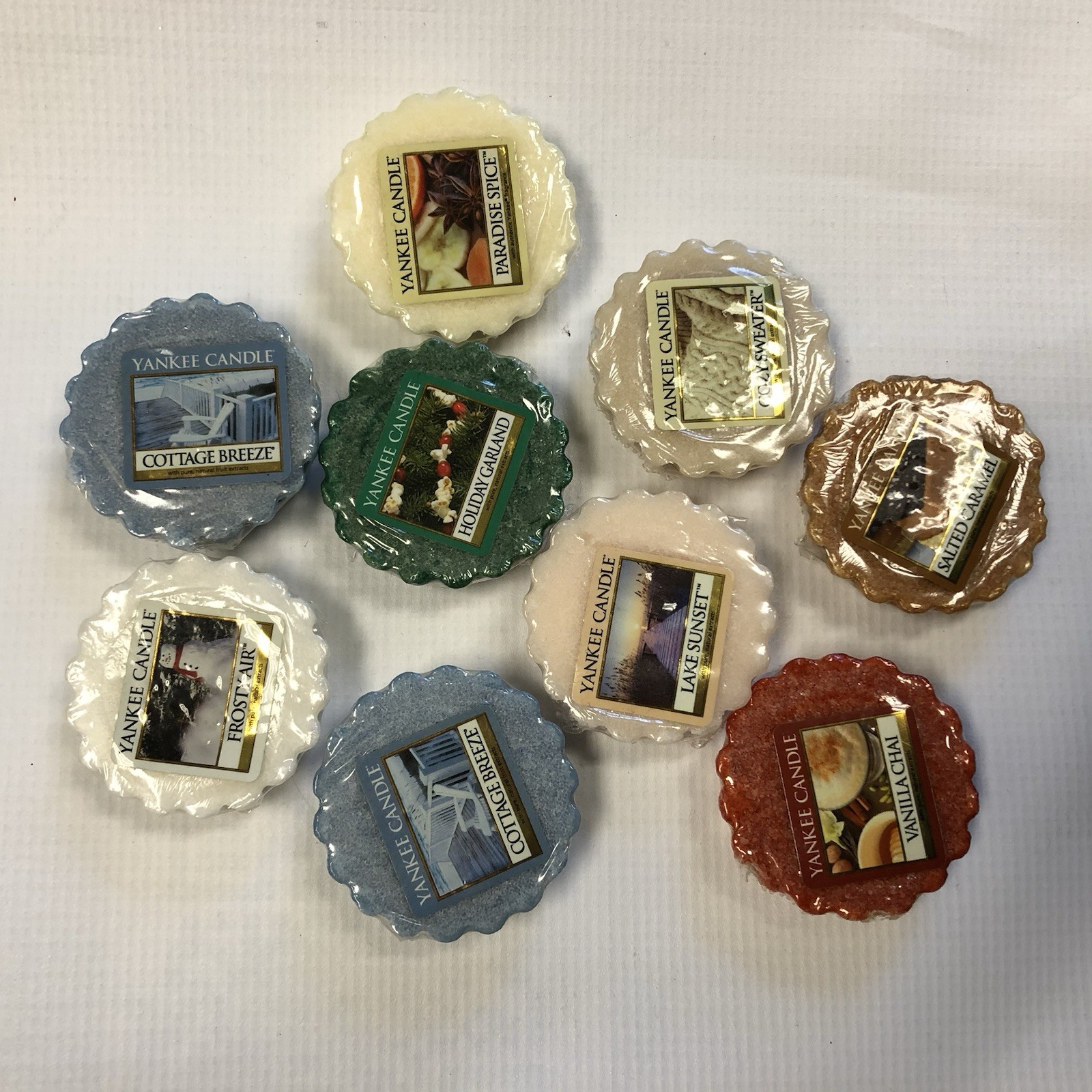 YANKEE CANDLE Wax Tart Melts ~ Assorted Bundle Mixed Lot Of 9