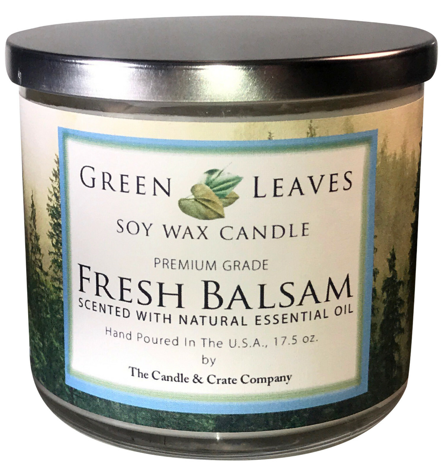 Fresh Balsam, Winter Candle, Christmas Candle, Soy Candle, Gift Candle