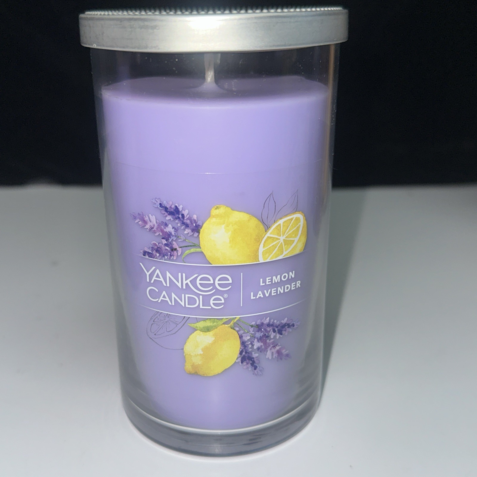 LOT OF 2-NEW-Yankee Candle LEMON LAVENDER Large 14.25oz