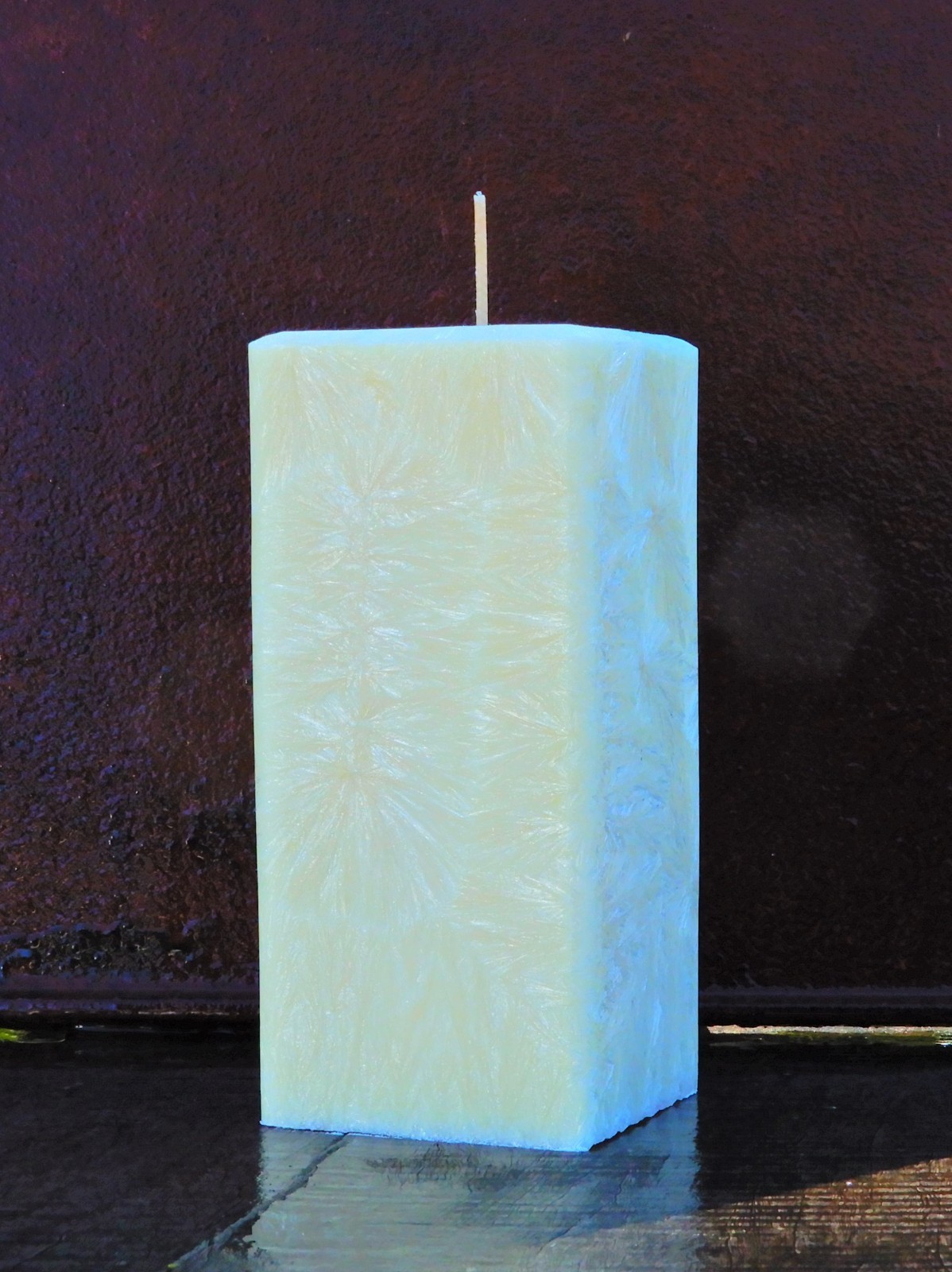 Citronella 1.2kg Square Crystalized Candle Pure Essential Oils Handmade in QLD