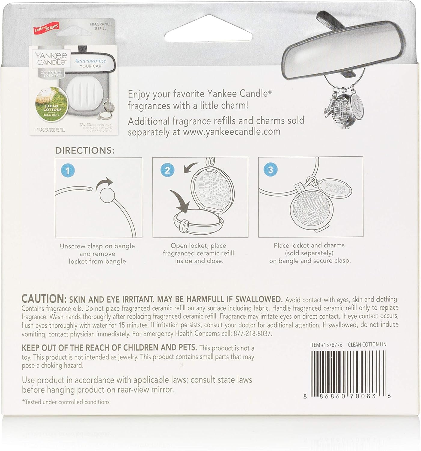 Yankee Candle Charming Scents set Clean Cotton