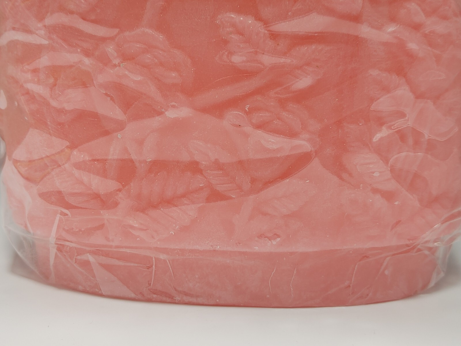 Casa Lumina Rose Scented Oval Floral Carved Candle Large Valentines Gift New