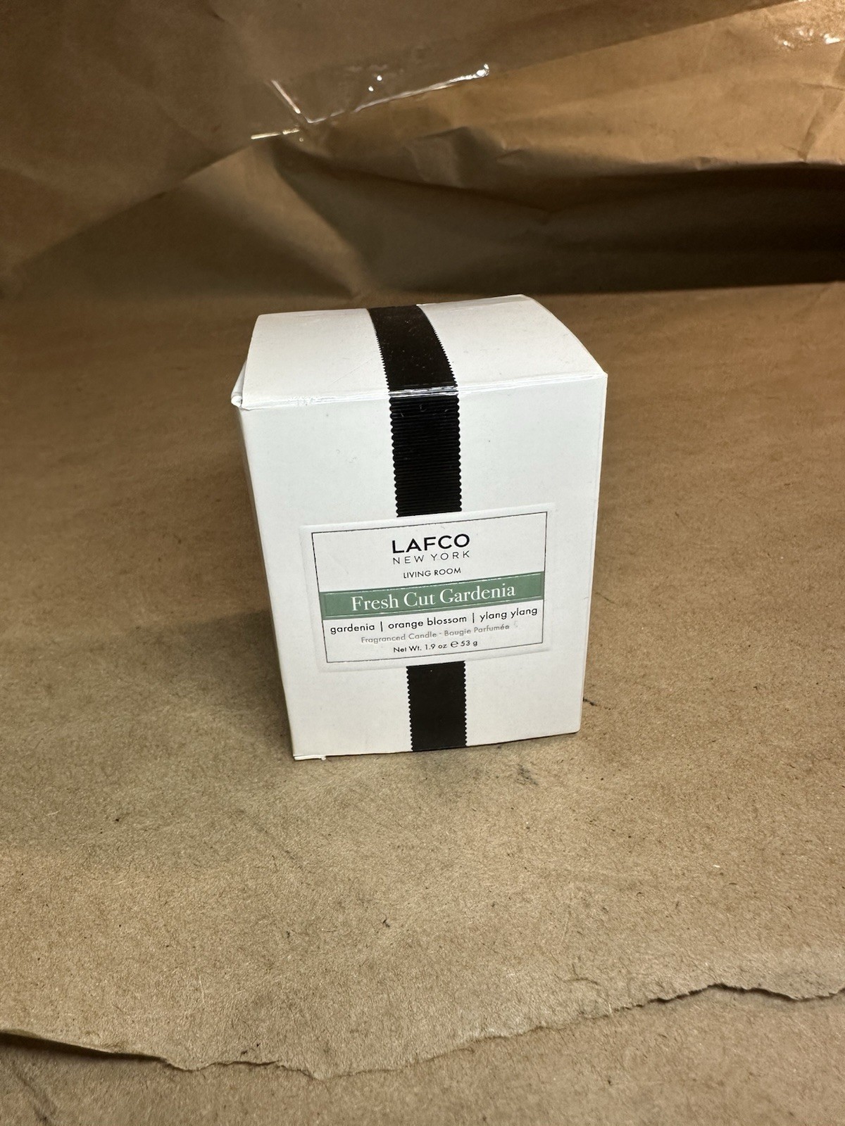 Lafco New York Feu de Bois Ski House Votive Candle 1.9 oz 53 g Travel Size NIB
