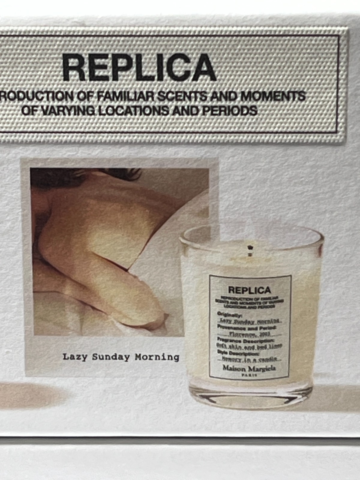 Maison Margiela REPLICA Candle Trio Set 3 x 2.46 oz Fireplace Lazy Sunday Bubble