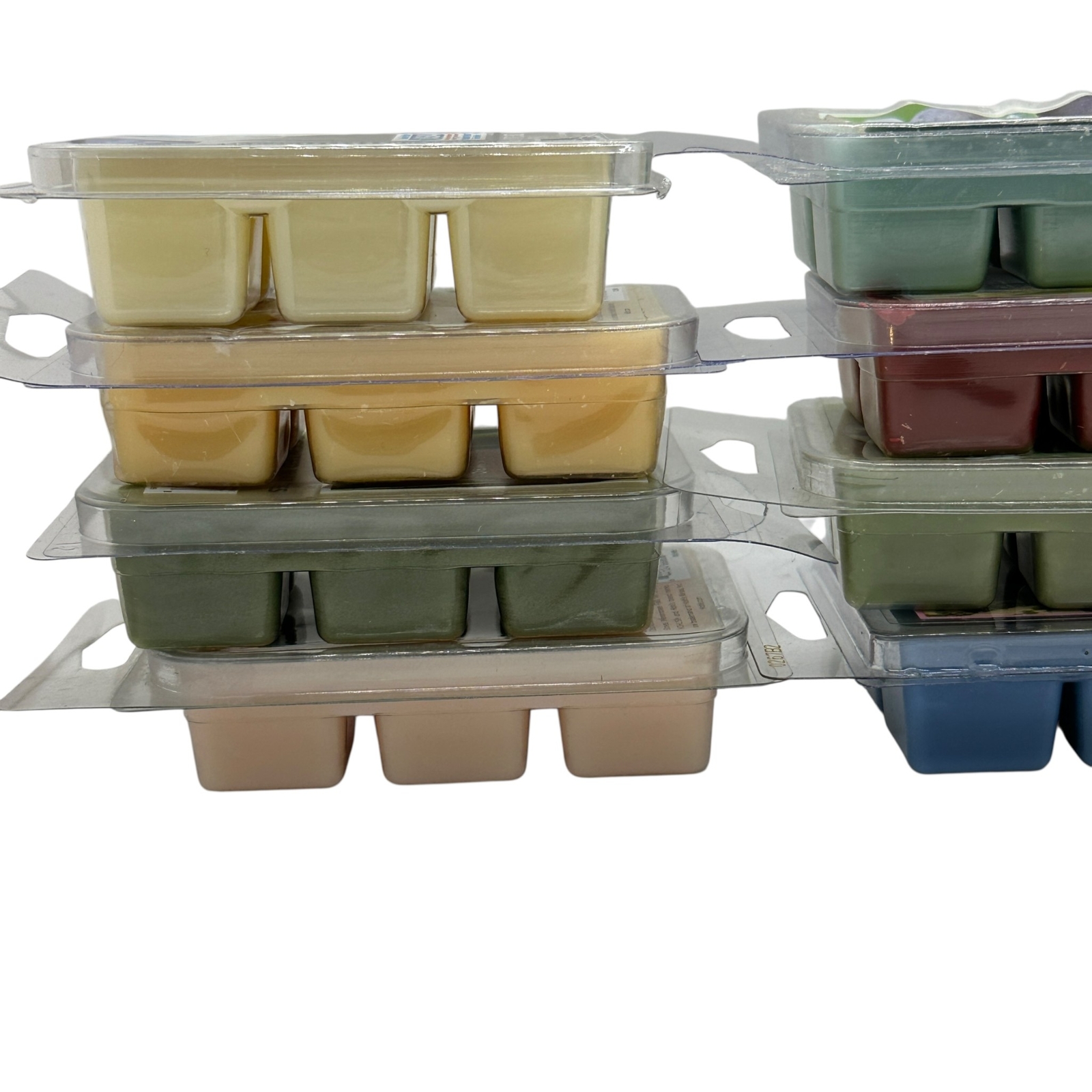 Lot of 12 Packages of Scented Wax Cubes Melts Variety – Brand New Sealed