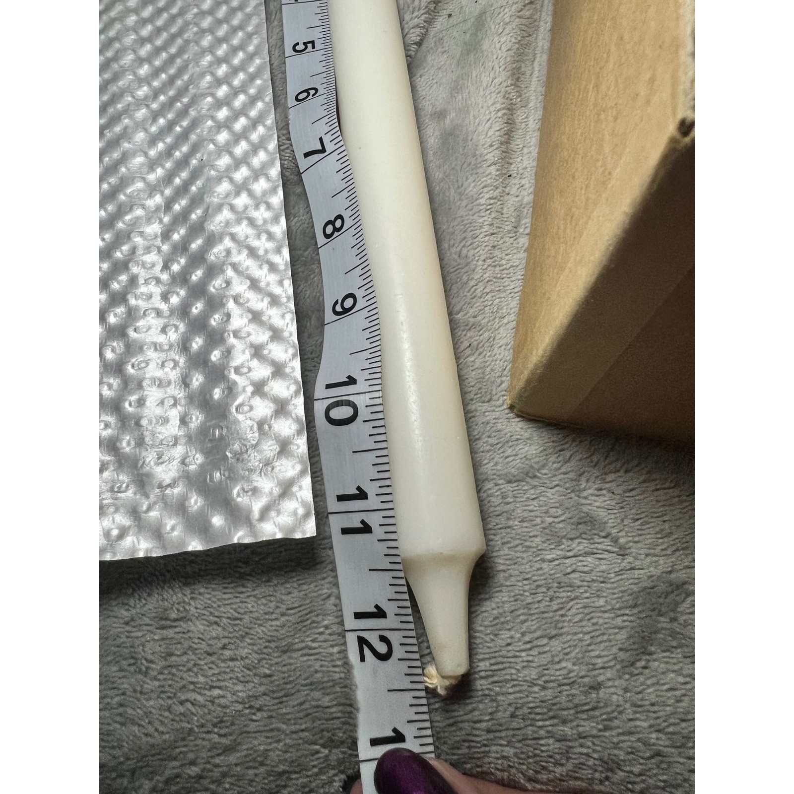 Vintage Will & Baumer Polar Stearine Candles Size 4s Box 17 White 12 In Church