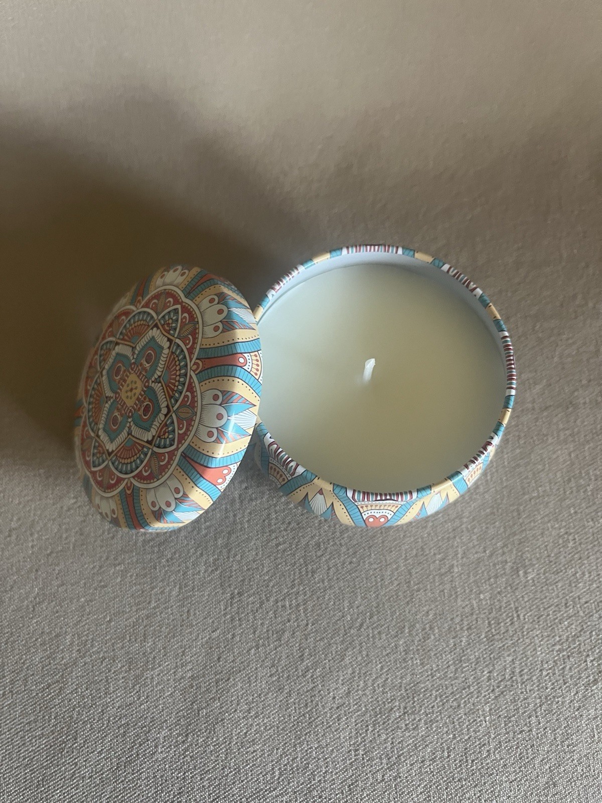 Amorxiao Duftkerzen 2.5 Oz “Fig” Scented Soy Wax Candle In Tin~2 1/2”, Brand New