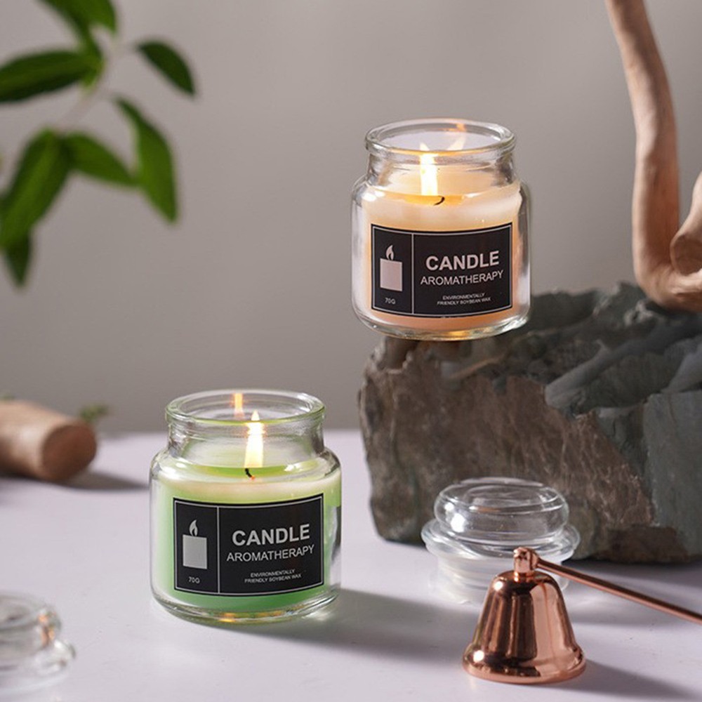 Home Scented Candles Non-Toxic Small Candle for Stress Relief and Aromatherapy