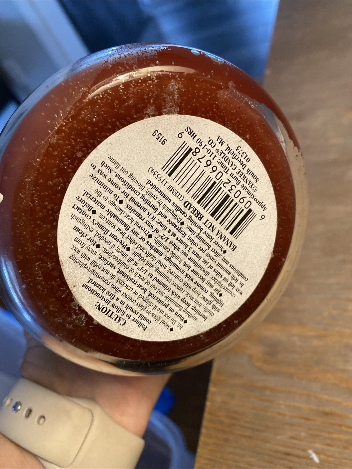 NEW (Unburned) RETIRED Yankee Candle – Banana Nut Bread – 22oz. (Housewarmer)