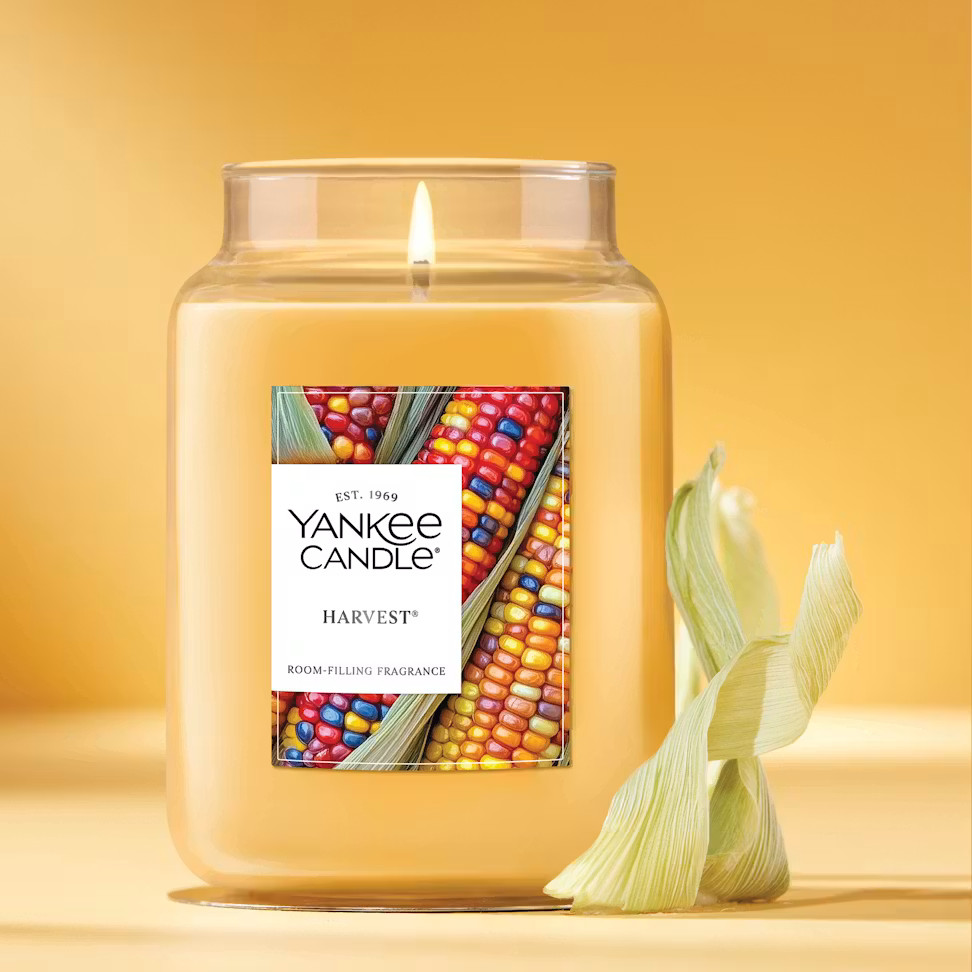 Yankee Candle Harvest Large Jar Candle 22 oz Scented Candle New Hard to find