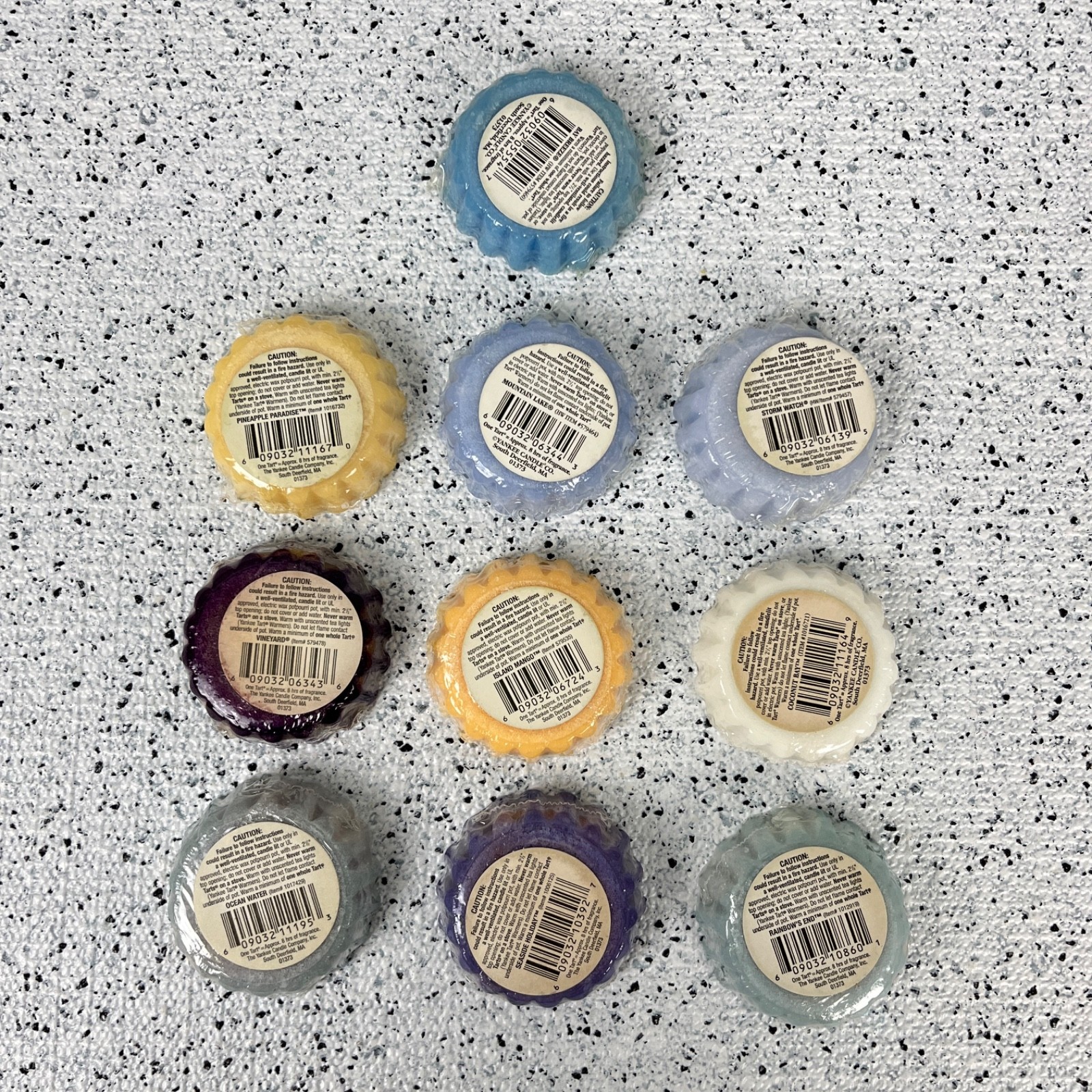 Lot of 10 Yankee Candle Wax Potpourri Tarts Melts Mixed Assorted Lot