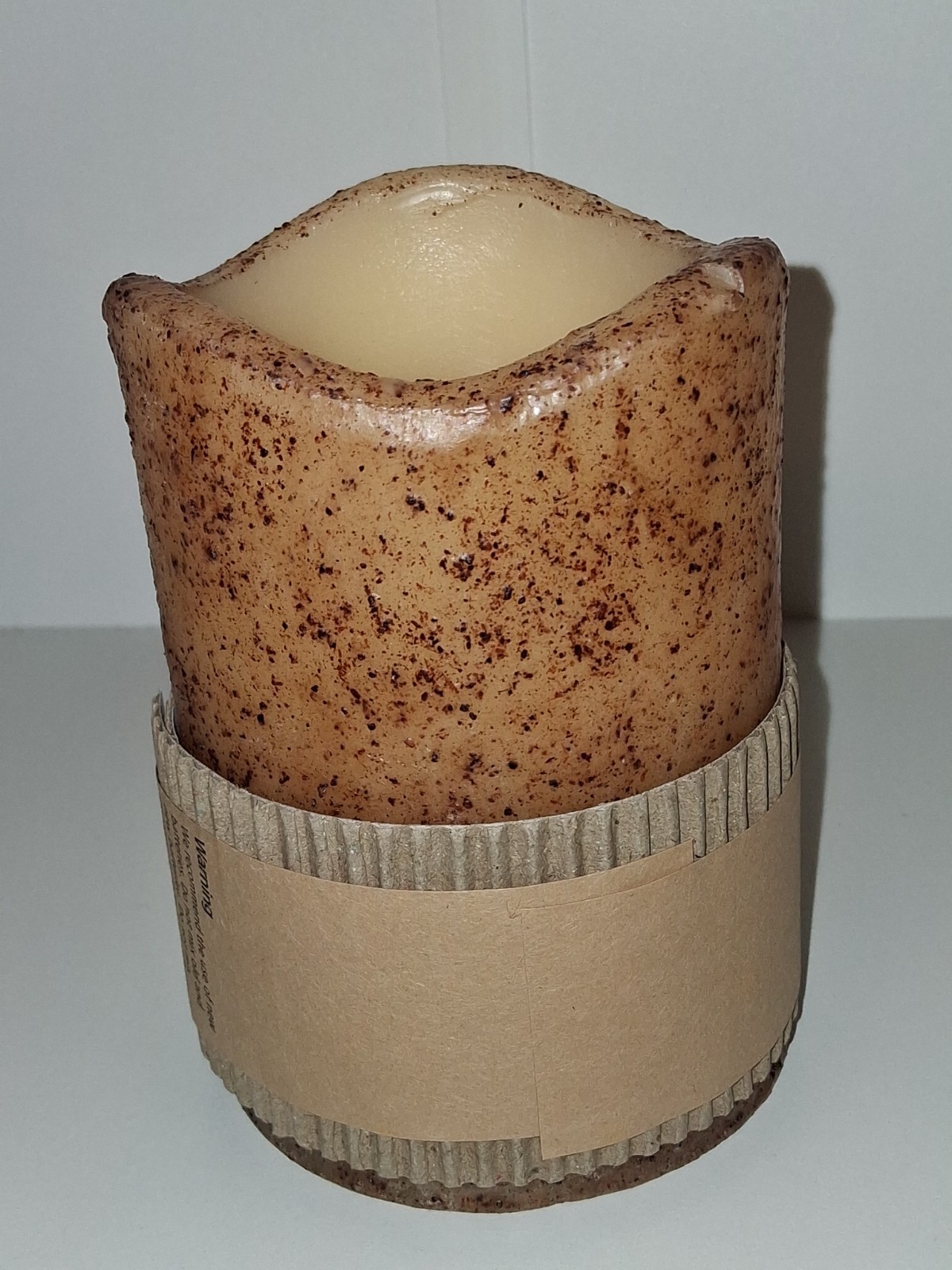 The HEARTHSIDE COLLECTION NEW Pumpkin LED Wax Pillar Candle w/ Timer, AAA 5×3