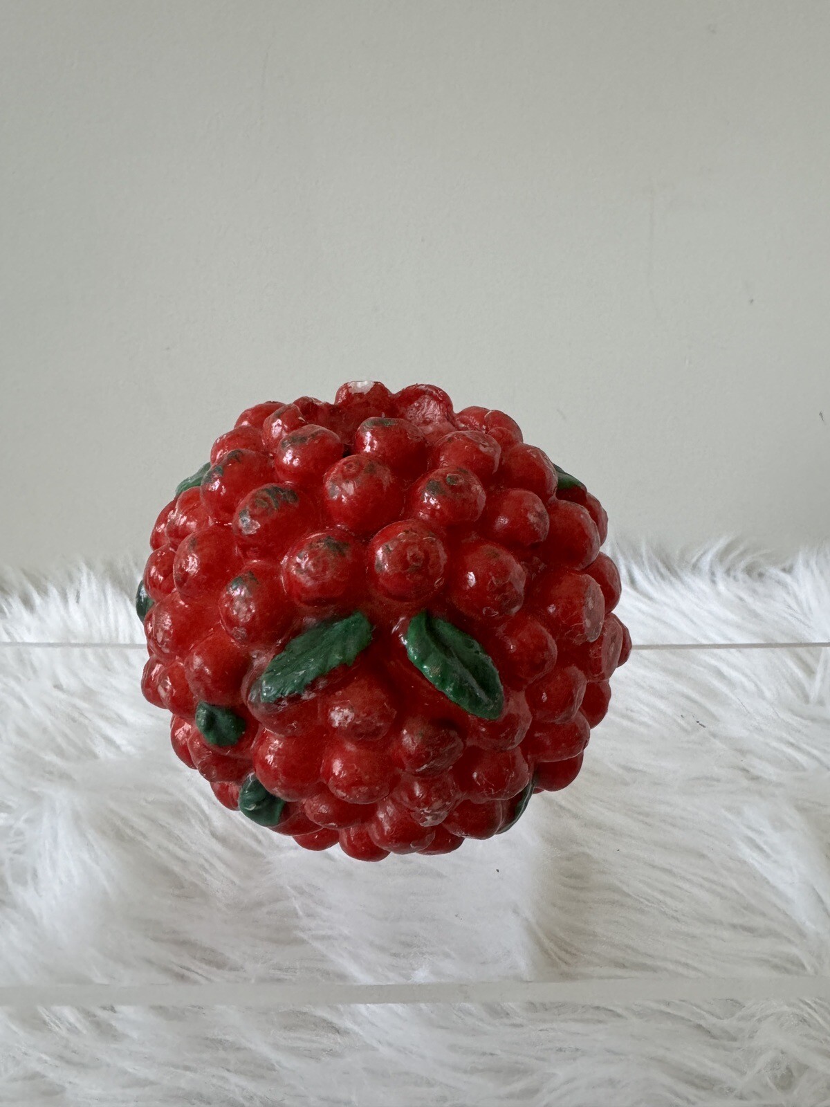 Dayton Hudson Co. Berry Candles-3 1/2″ Tall Made in Italy Vintage