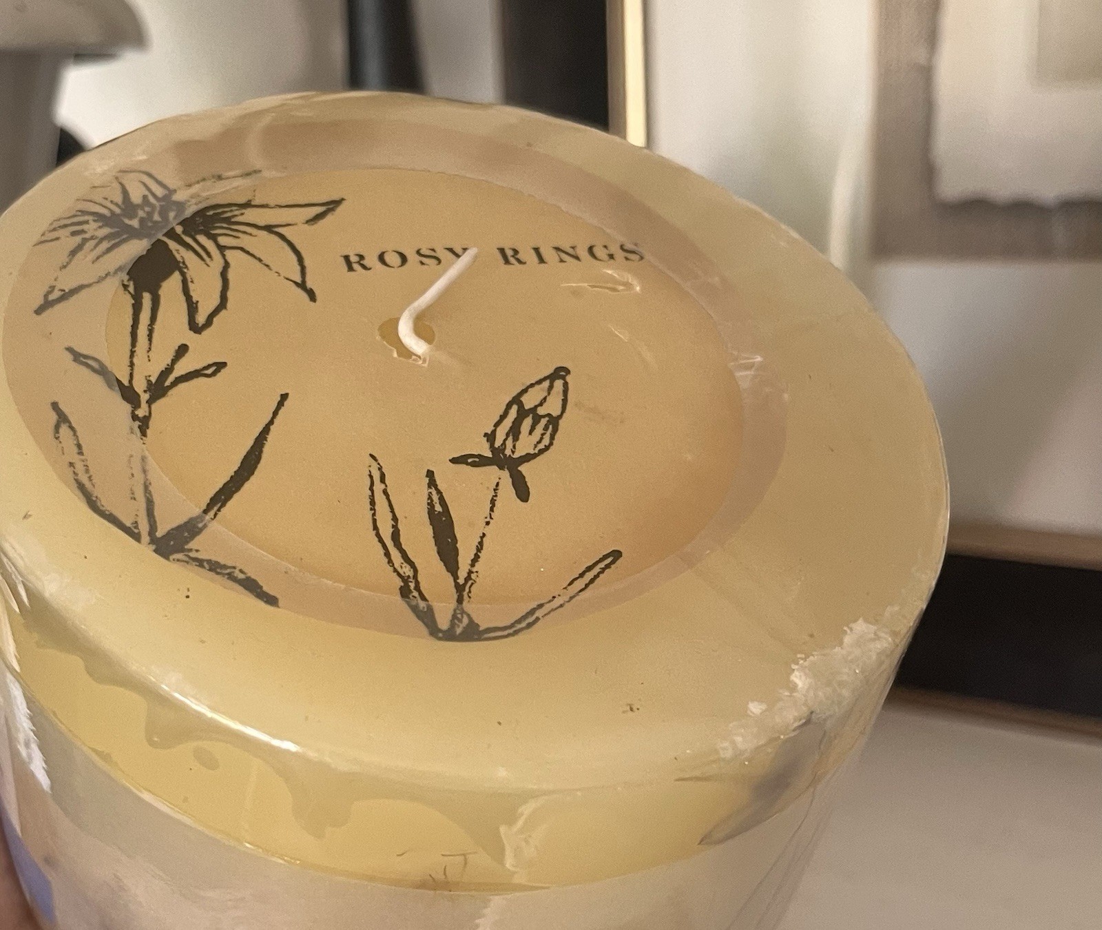 ROSY RINGS BEACH DAISY Botanical Candle 120h Discontinued Scent