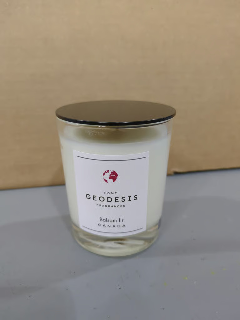 Geodesis Balsam Fir Canada Scented Candle 180g 50h Burn Time NEW