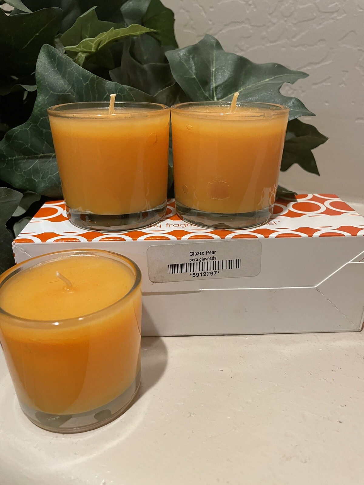 Gold Canyon Candle Volights-Size 3 Pack Glazed Pear NIB*
