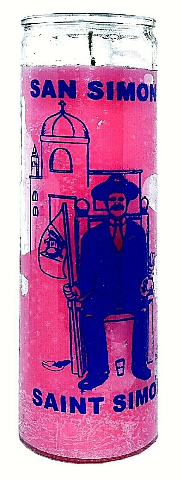 CANDLE SAINT SIMON PINK – SAN SIMON ROSA VELA 120 HOURS