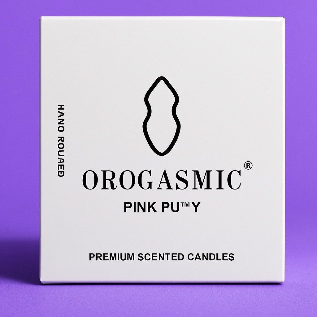 ORGASMIC PINK PU**Y Premium Scented SOY candle MSRP $125