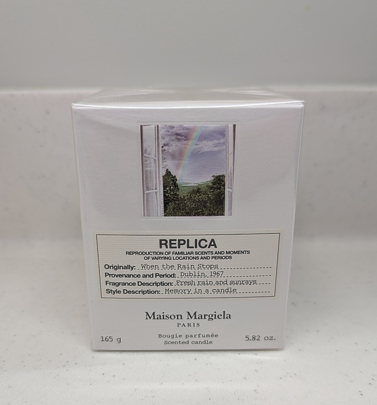 Maison Margiela Replica When the Rain Stops Scented Candle 5.82oz 165g Sealed